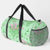 Rote Stiefmütterchen grüne Schüssel und Hintergrun Duffle Bag (Rechte Ecke)