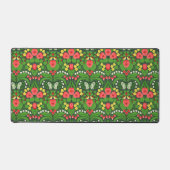 Rote Stiefmütterchen, Vögel und Schmetterlinge Schreibtischunterlage (Vorderseite)