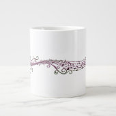 Rote Stiletto- und Schmetterlingsspezialitäten Tas Jumbo-Tasse (Vorderseite)