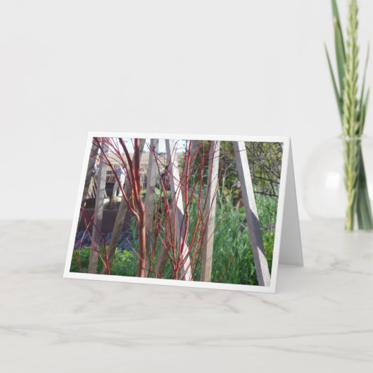 Rote Stöcke u. Weiß-Stangen Karte (Vorderseite)