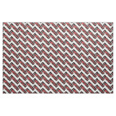 Rote Stöcke Zickzack-Schwarz/Weiß-Muster Stoff (Yard (91,4 cm))