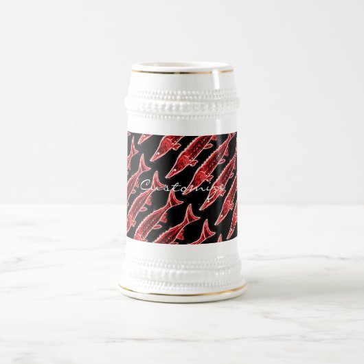 Rote Störe Thunder_Cove Bierglas (Mittel)