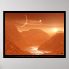 ROTE STORMEN STEIGEN 2065 POSTER