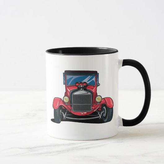 Rote Straße Rod Tasse (Rechts)