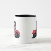 Rote Straße Rod Tasse (Zentrum)