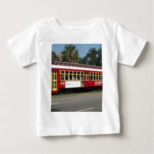 Rote Straßenbahn Baby T-shirt
