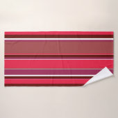 Rote Streifen Badehandtuch (Badehandtuch)