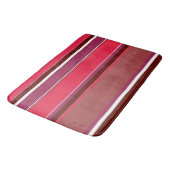 Rote Streifen Badematte (Schrägansicht)