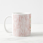 Rote Streifen Blumen-Schleife Kaffeetasse (Links)