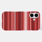 Rote Streifen Case-Mate iPhone Hülle (Rückseite (Horizontal))