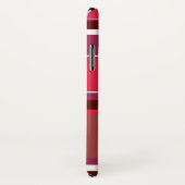 Rote Streifen Case-Mate iPhone Hülle (Hinten/Rechts)