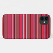 Rote Streifen Case-Mate iPhone Hülle (Rückseite (Horizontal))