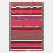 Rote Streifen Decke (Vorderseite Vertikal)