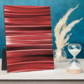 Rote Streifen Fotoplatte (Seite)