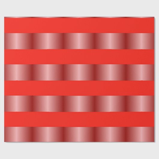 Rote Streifen Geschenkpapier (Flach)