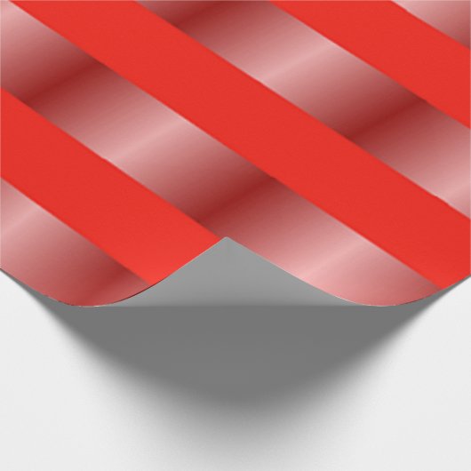 Rote Streifen Geschenkpapier (Ecke)