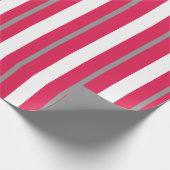 Rote Streifen Geschenkpapier (Ecke)