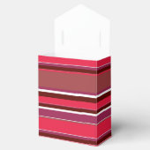 Rote Streifen Geschenkschachtel (Geöffnet)