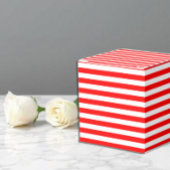 Rote Streifen Geschenkschachtel