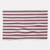 rote Streifen Geschirrtuch (Horizontal)