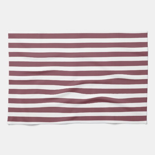 rote Streifen Geschirrtuch (Horizontal)