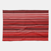 Rote Streifen Geschirrtuch (Horizontal)