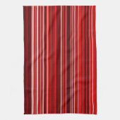 Rote Streifen Geschirrtuch (Vertikal)
