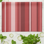 Rote Streifen Geschirrtuch (Gefaltet)