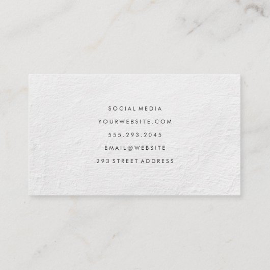 Rote Streifen Imitate Metallisches Gold Visitenkarte (Rückseite)