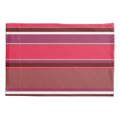 Rote Streifen Kissenbezug (Rückseite)
