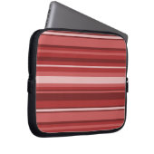 Rote Streifen Laptopschutzhülle (Vorne Rechts)