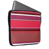 Rote Streifen Laptopschutzhülle (Vorne Rechts)