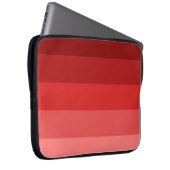 Rote Streifen Laptopschutzhülle (Vorne Rechts)