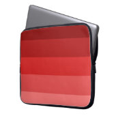 Rote Streifen Laptopschutzhülle (Vorderseite Links)