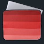 Rote Streifen Laptopschutzhülle<br><div class="desc">Ein schlichtes und elegantes Design mit roten Streifen.</div>