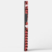 Rote Streifen mit Farbverlauf oder poliert Case-Mate iPhone Hülle (Rückseite / Rechts)