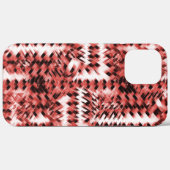 Rote Streifen mit Farbverlauf oder poliert Case-Mate iPhone Hülle (Rückseite (Horizontal))