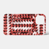 Rote Streifen mit Farbverlauf oder poliert Case-Mate iPhone Hülle (Rückseite (Horizontal))