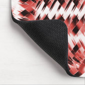 Rote Streifen mit Farbverlauf oder poliert Mousepad (Ecke)