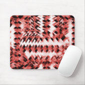 Rote Streifen mit Farbverlauf oder poliert Mousepad (Mit Mouse)