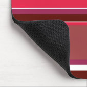 Rote Streifen Mousepad (Ecke)