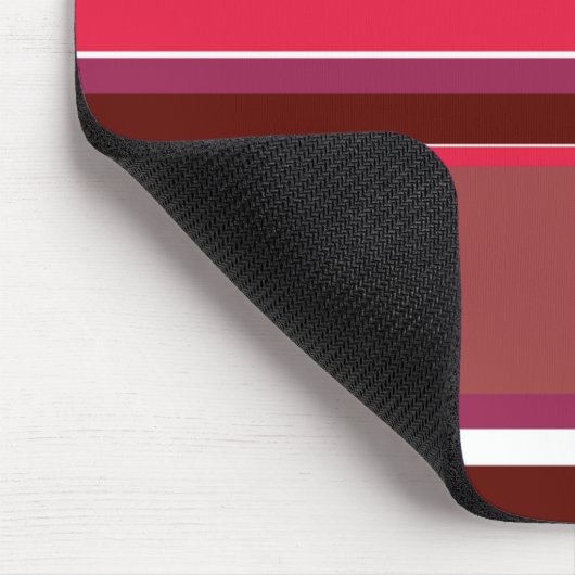 Rote Streifen Mousepad (Ecke)