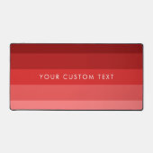 Rote Streifen Muster Desk Mat Schreibtischunterlage (Vorderseite)