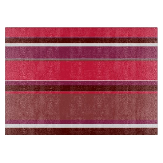 Rote Streifen Schneidebrett (Vorderseite)