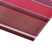 Rote Streifen Schneidebrett (Ecke)