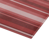 Rote Streifen Schneidebrett (Ecke)