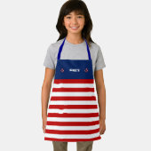 Rote Streifen Schürze (Insitu)