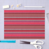 Rote Streifen Seidenpapier (Handwerk)