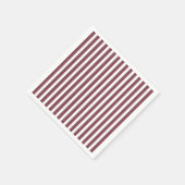 rote Streifen Serviette (Ecke)