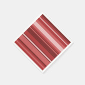 Rote Streifen Serviette (Ecke)